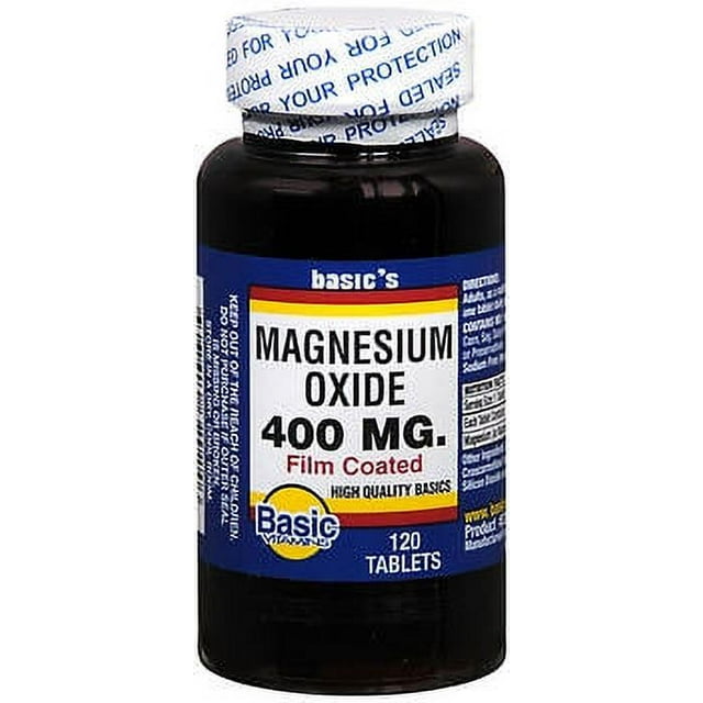 MAGNESIUM OXIDE 400MG TAB 120