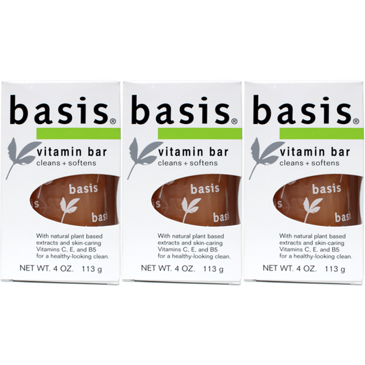 Basis Vitamin Soap Bar 4oz Cleans & Soothes