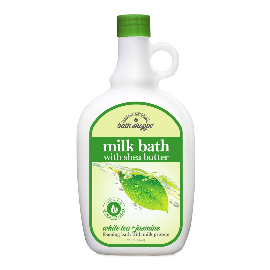 Village Nat. Milk Bath Ultra- Moist White Tea/Jasmine 28oz