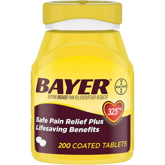 BAYER ASPIRIN TB 325MG 200 EZCAP