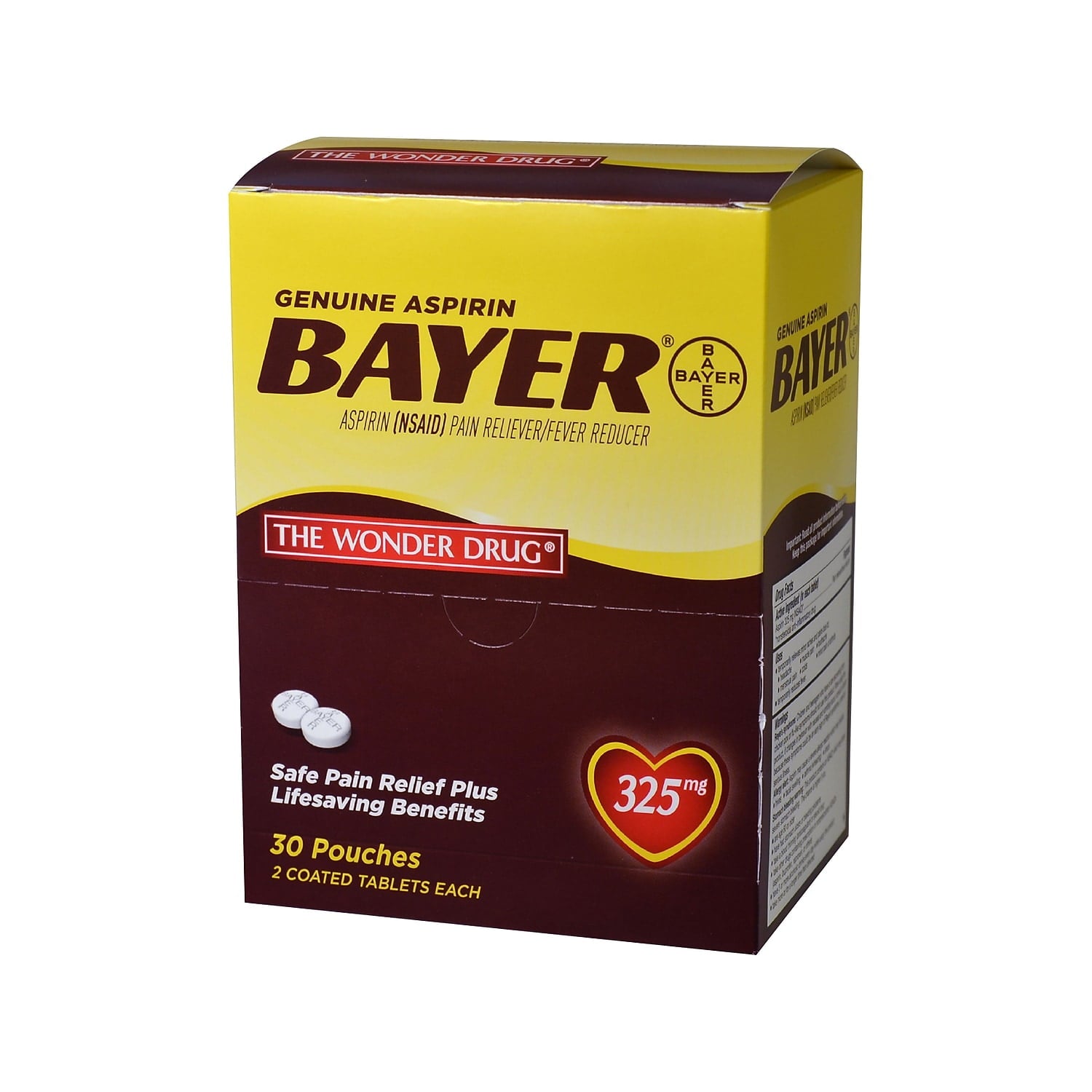 BAYER ASPIRIN TABLET 325MG 50CT