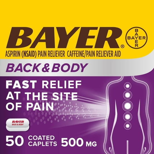 BAYER BACK/BODY TB 500-32.5MG 24