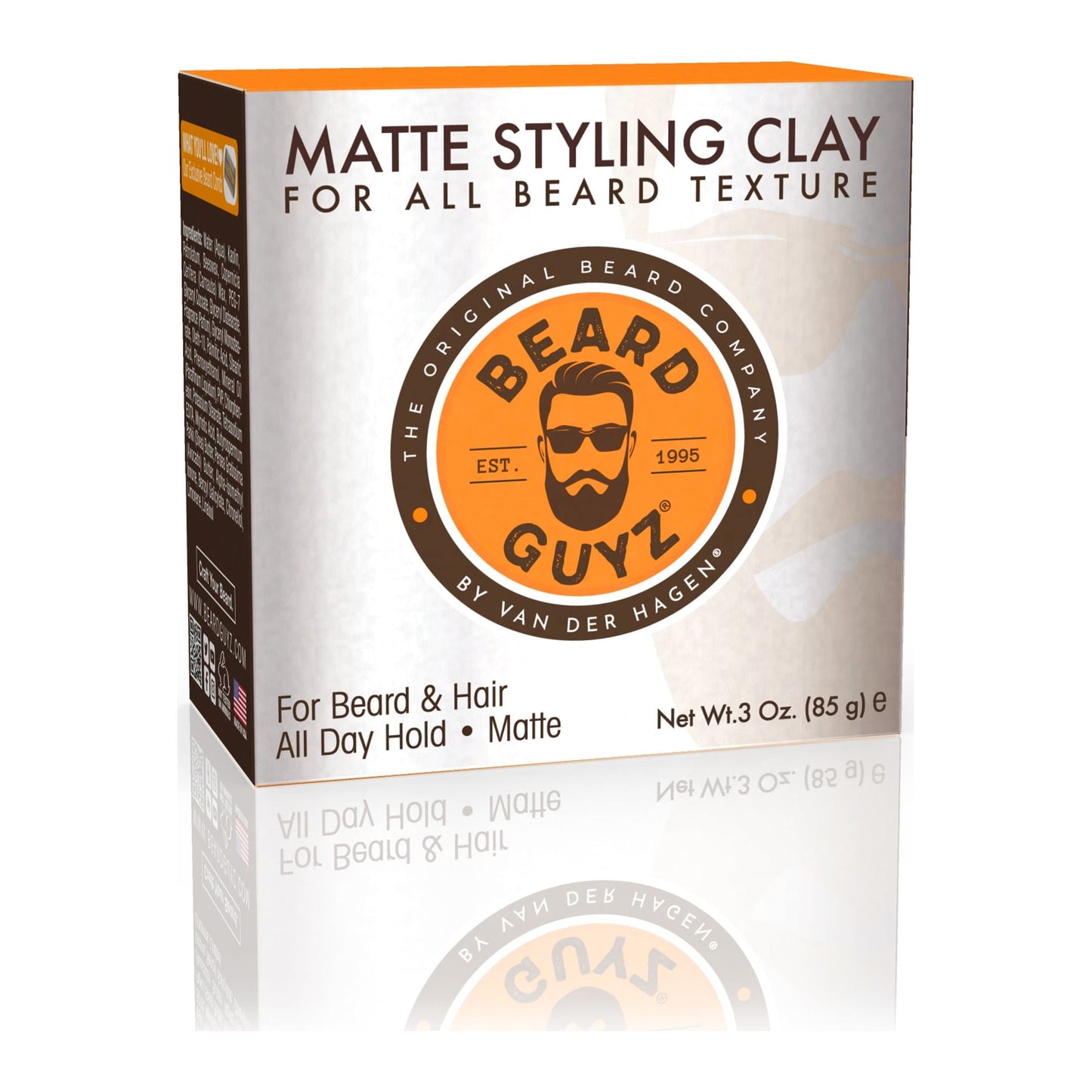 BEARD GUYZ Matte Styling Clay, 3 oz