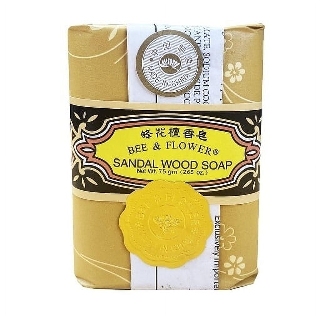 BEE & FLOWER SOAP,SANDALWOOD