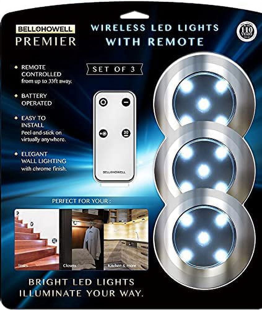 Bell + Howell Wireless LED Night Light, 3 count
