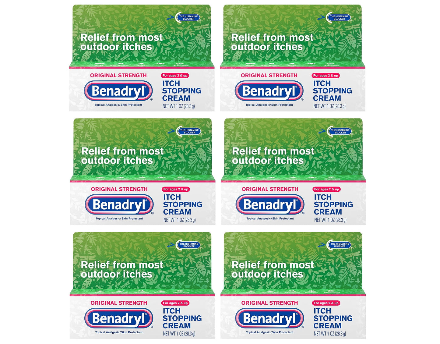 BENADRYL ITCH STOP CREAM 1OZ