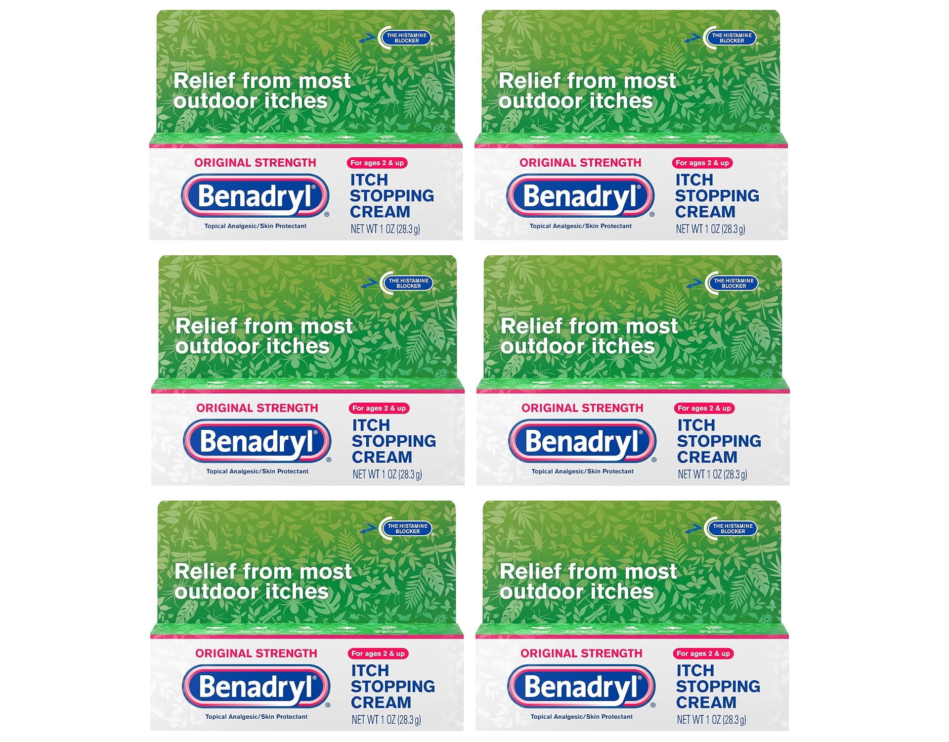 BENADRYL ITCH STOP CREAM 1OZ