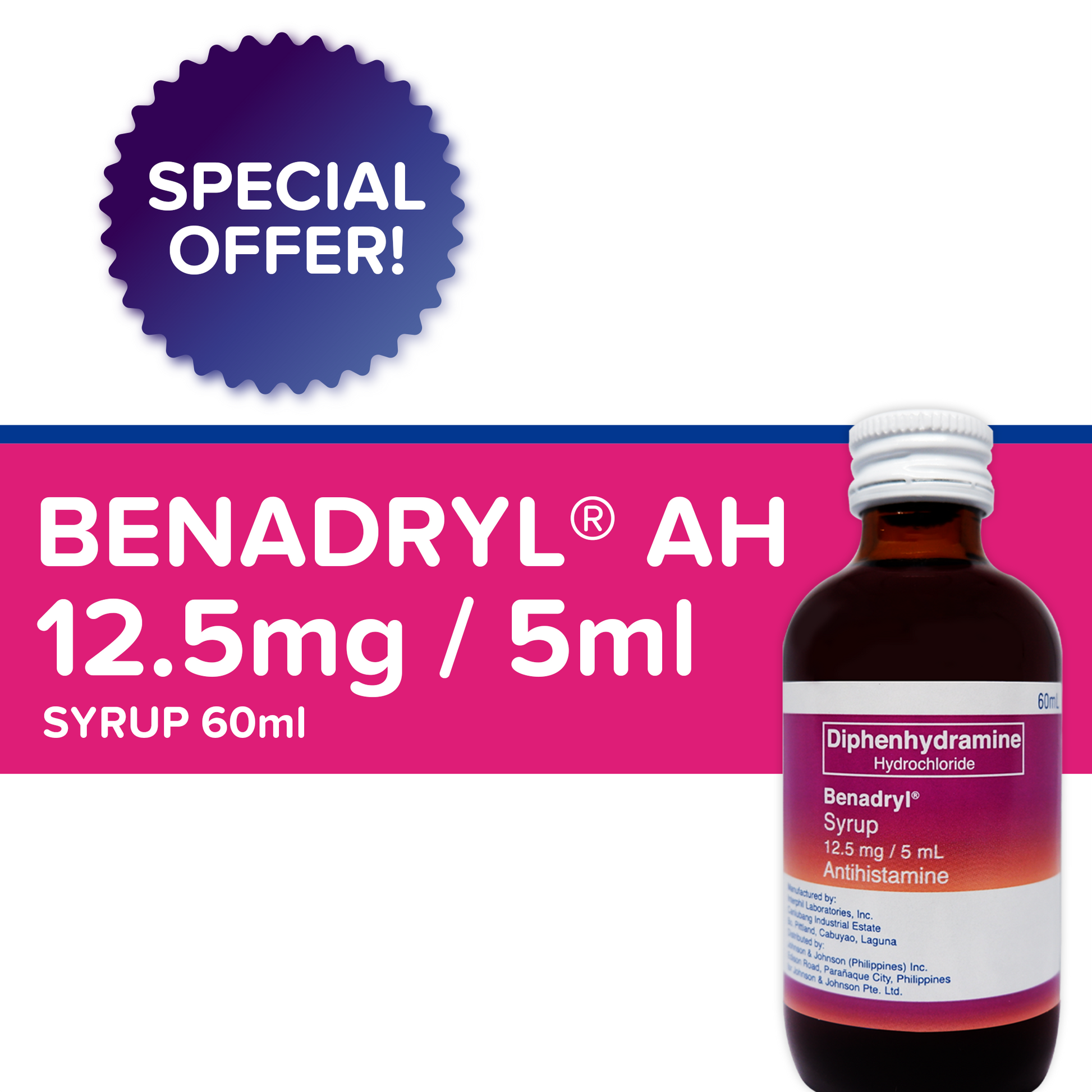 BENADRYL SX 2% 60ML MS
