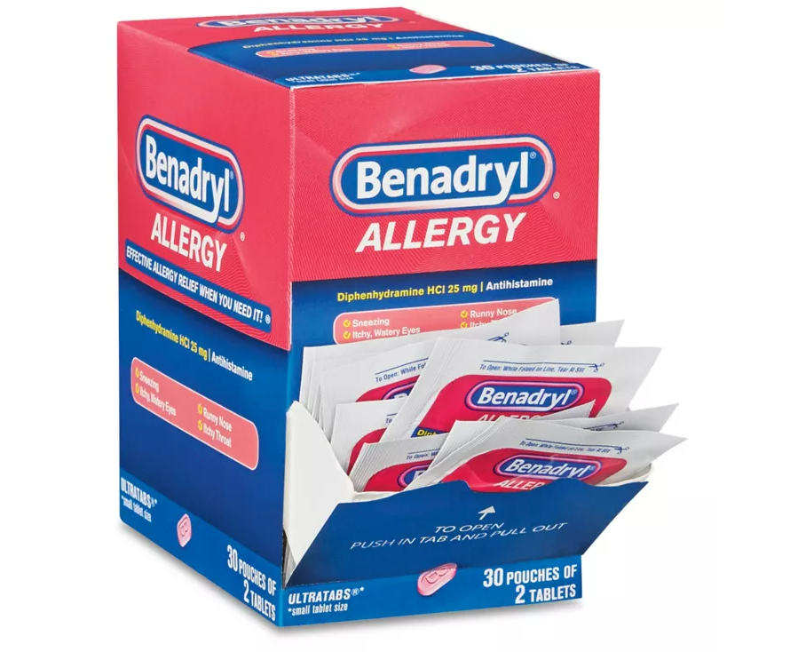 BENADRYL ALLERGY ULTRATAB 100CT