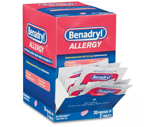 BENADRYL ALLERGY ULTRATAB 100CT