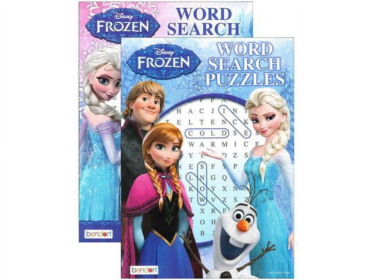 Bendon Disney's Frozen Word Search Puzzle Book PDQ Display, 72 count