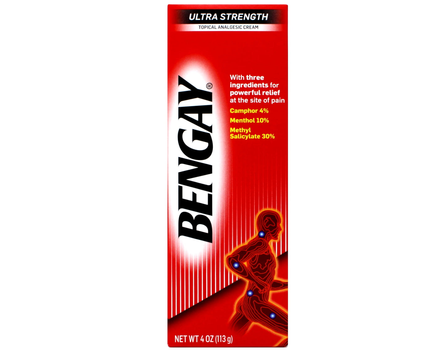 BENGAY ULTRA STRENGTH CREAM 4OZ