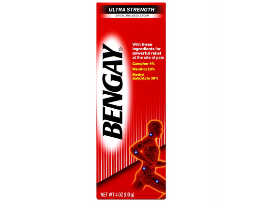 BENGAY ULTRA STRENGTH CREAM 4OZ
