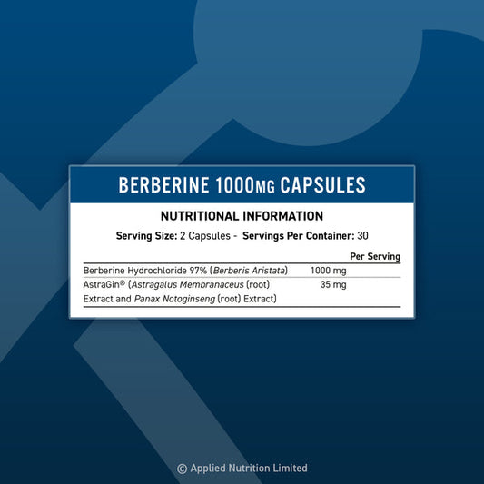 BERBERINE HCL 1000 MG CAP 60CT 21ST CENT