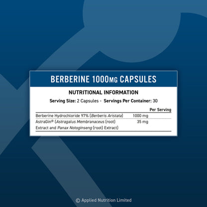 GNP BERBERINE HCL 1000 MG CAP 60CT