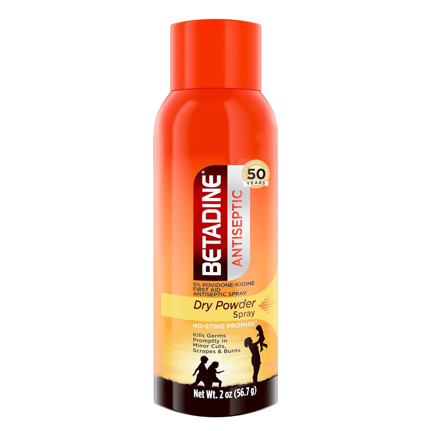 BETADINE ANTISEPTIC DRY POWDER SPRAY 2OZ