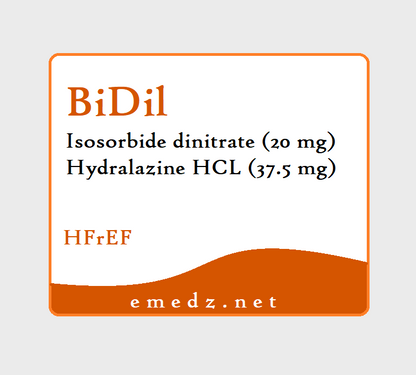 BIDIL TB 20-37.5MG 90