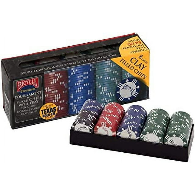 Bicycle Poker Chips, 100 count