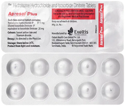 BIDIL TB 20-37.5MG 90