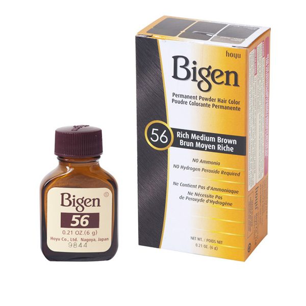 Bigen Powder Hair Color #56 Rich Medium Brown 0.21oz