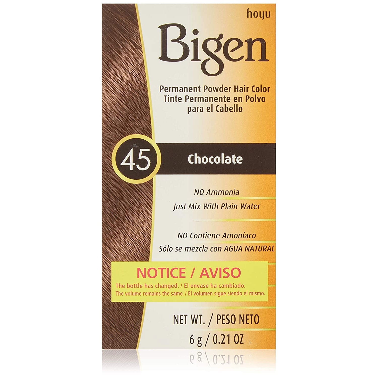 BIGEN HAIR COLOR 45 CHOCOLATE
