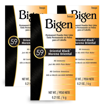 BIGEN HAIR COLOR 58 BLACK BROWN