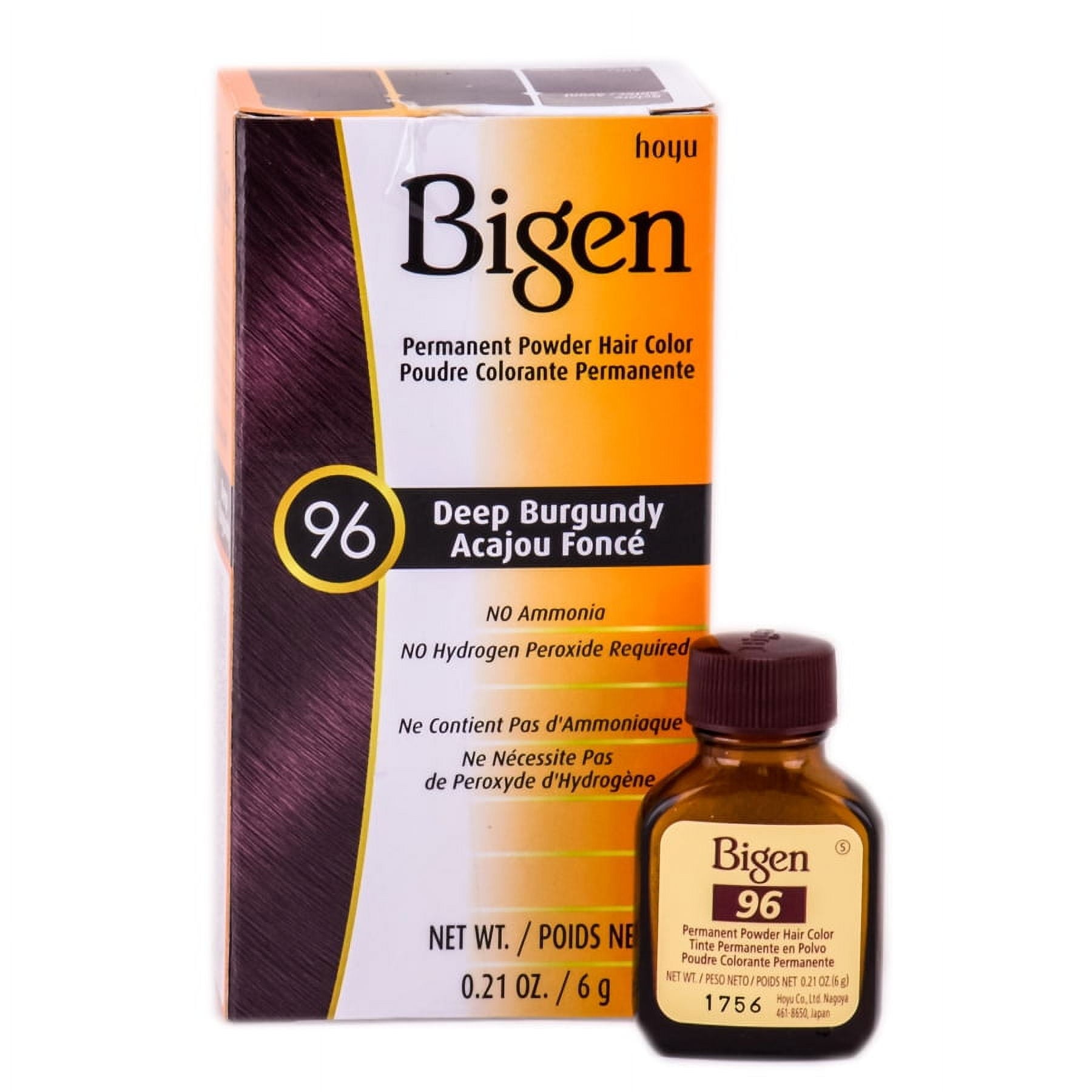 BIGEN HAIR COLOR 96 DEEP BURGNA
