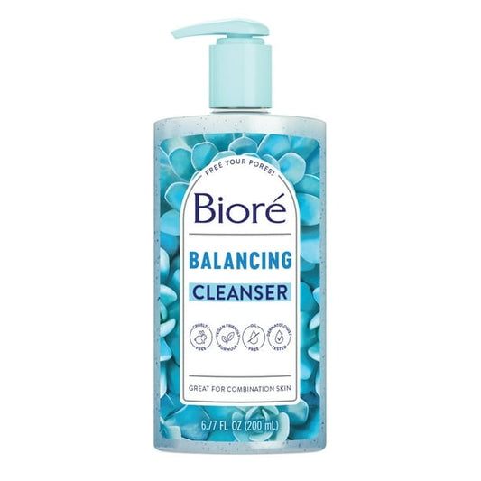 Biore Blue Agave + Baking Soda Cleanser 6.77oz Pump