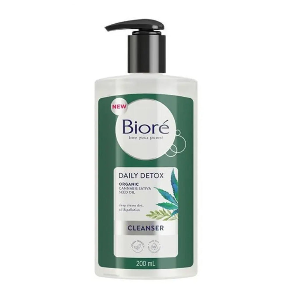 Biore Clean Detox Daily Moisturizer 3.4oz Pump