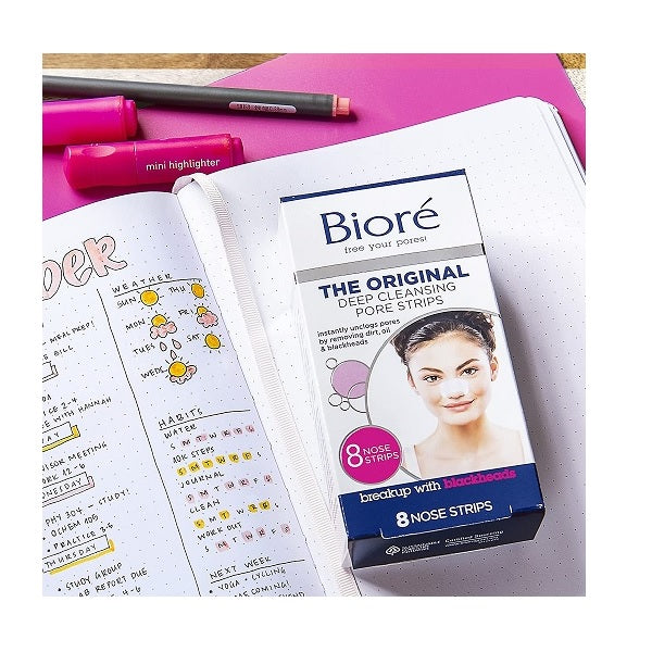 Biore Deep Cleansing Pore Strips 8 Count Nose