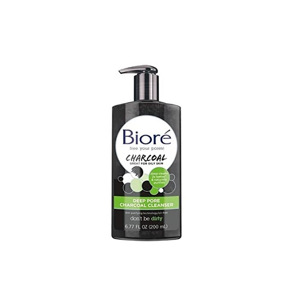 Biore Charcoal Cleanser Deep Pore 6.77oz Pump