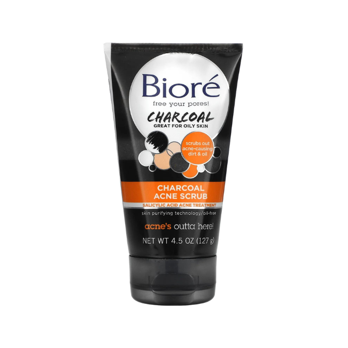 BIORE CHARCOAL ACNE SCRUB 4.5OZ