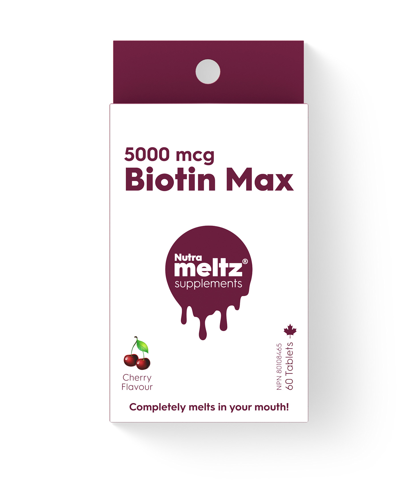 BIOTIN 5000MCG DISLV TAB 60+18 NAT TRU