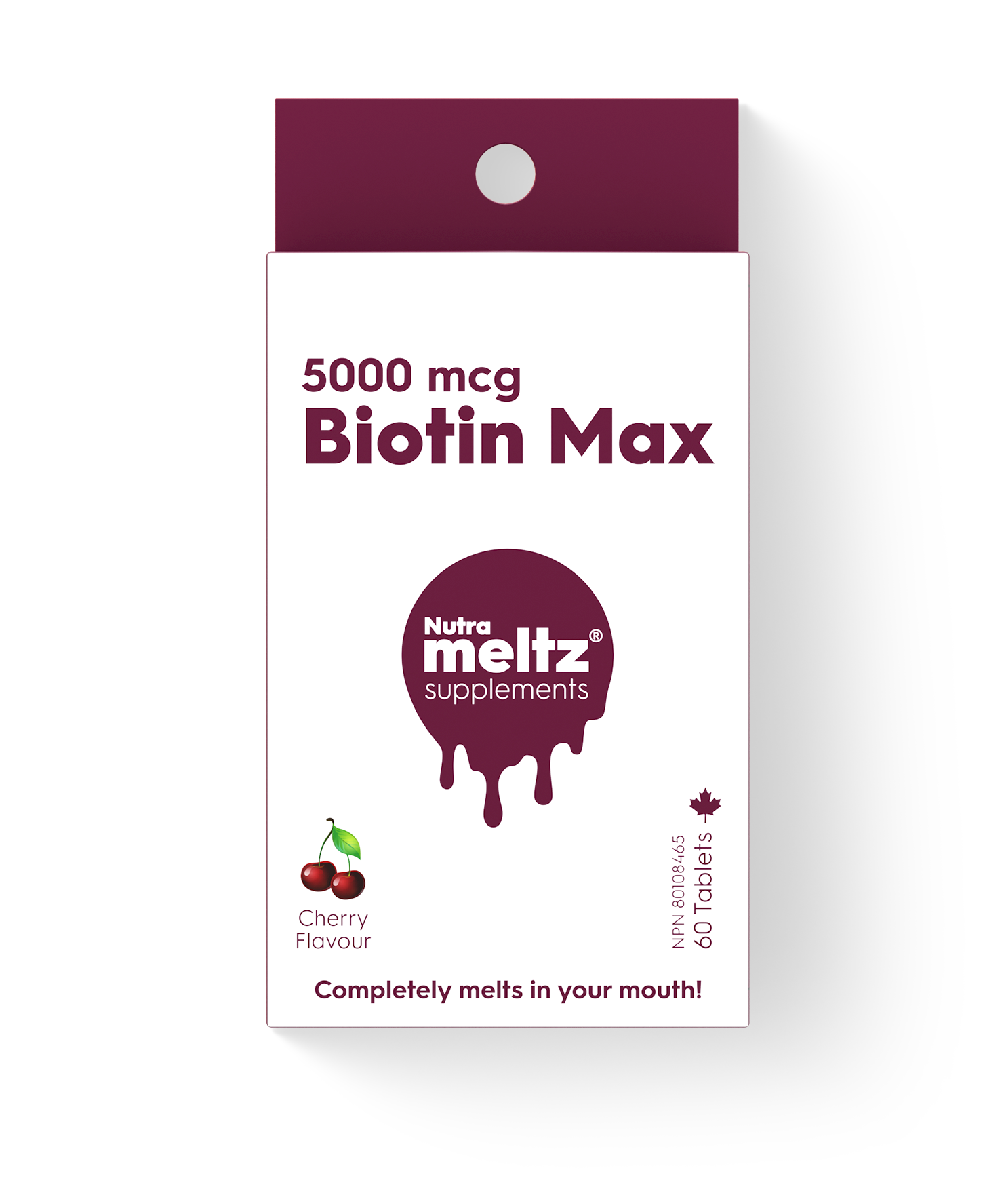 BIOTIN 5000MCG DISLV TAB 60+18 NAT TRU