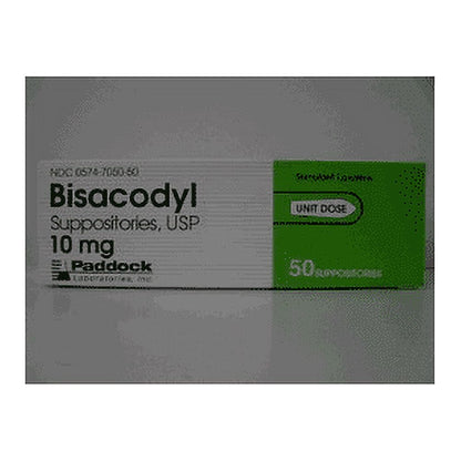 BISACODYL SU 10MG 50    RECT