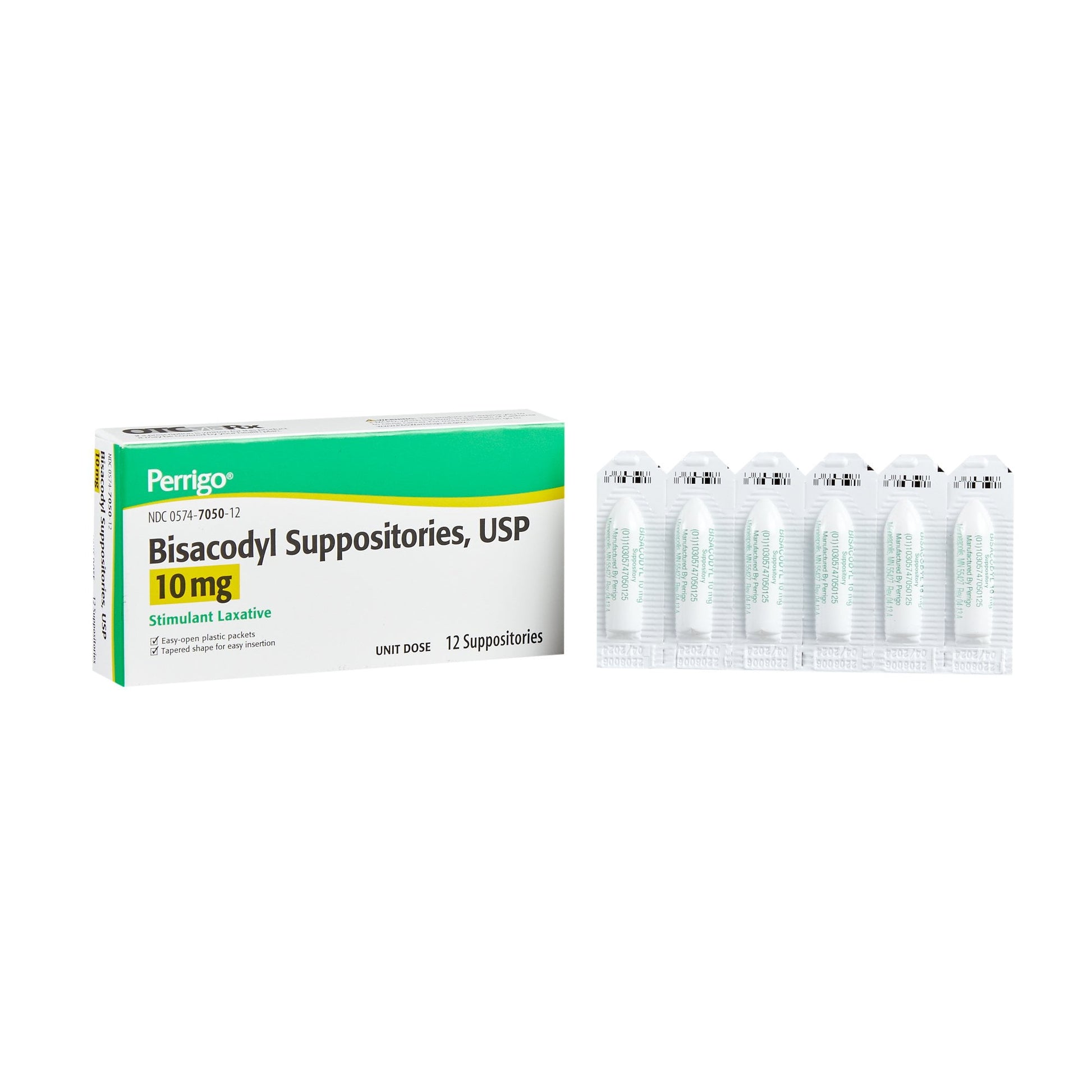 BISACODYL SU 10MG 12