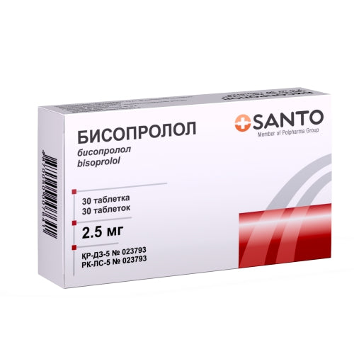 BISOPROLOL/HCTZ TB2.5-6.25MG 30UU