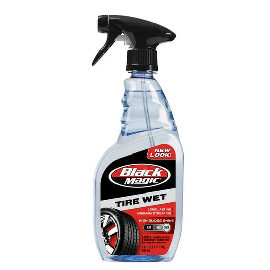Black Magic Tire Wet Shine Spray, 23 oz