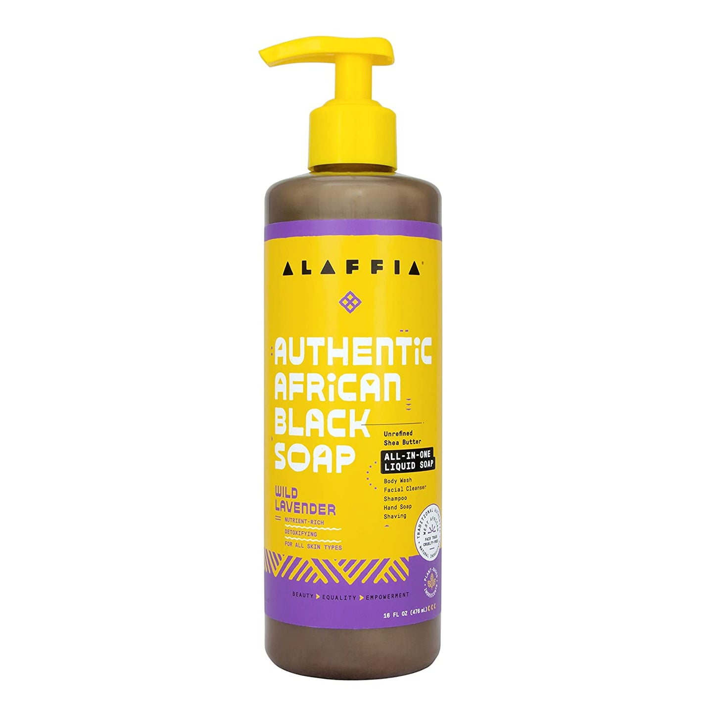 ALAFFIA SOAP,WILD LAV,AFRCN BLK
