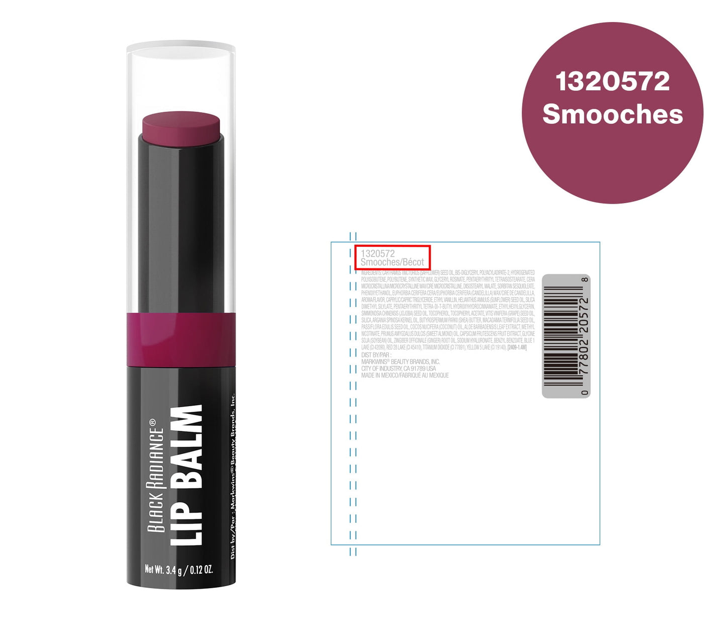Black Radiance Beyond a Pout Lip Balm - Smooches