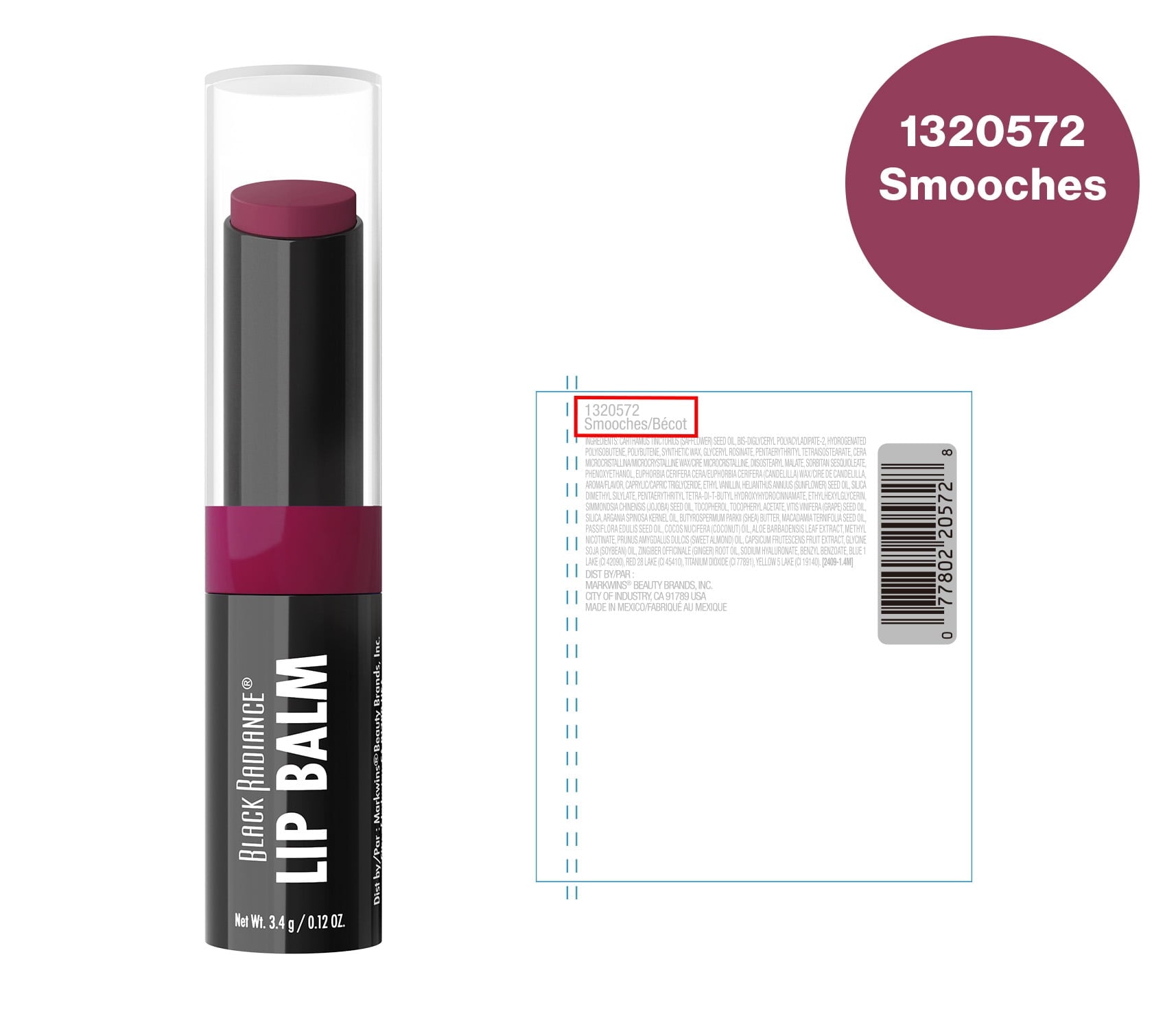 Black Radiance Beyond a Pout Lip Balm - Smooches