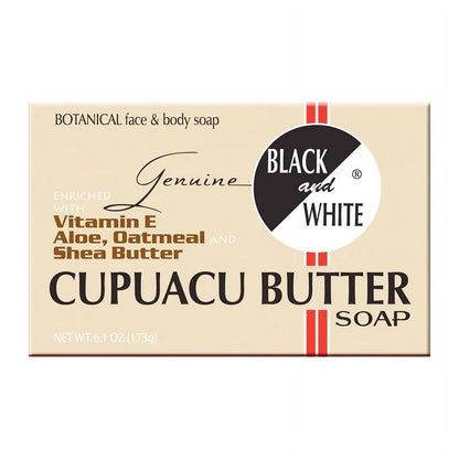 Black & White Black Soap With Vitamine & Cupuacu Butter 6oz