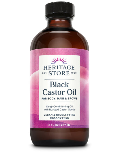 BRON BROS BLK CASTOR OIL    5OZ