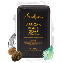 SHEA MOISTURE BAR AFRICAN BLK SOAP 8OZ