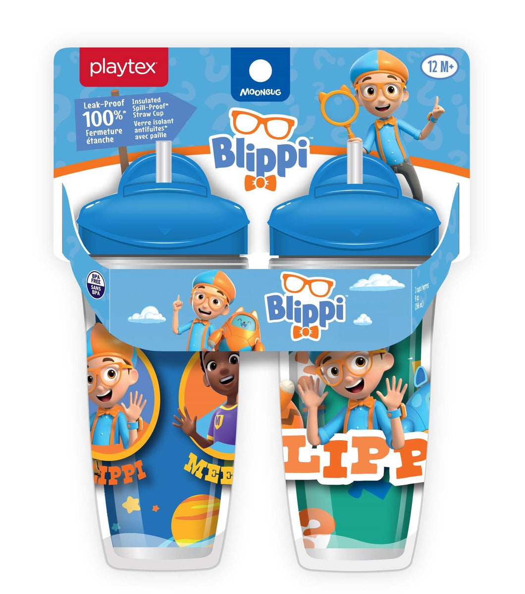 Playtex Baby Mutant Ninja Turtles Stage 3 Straw Insulated Cups 9oz 2 Pack
