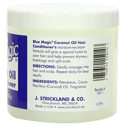 Blue Magic Coconut Oil Hair Conditioner, 12 oz