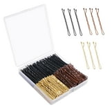 CONAIR Pin & Match Bobby Pins With Pouch - Brown, 200 count