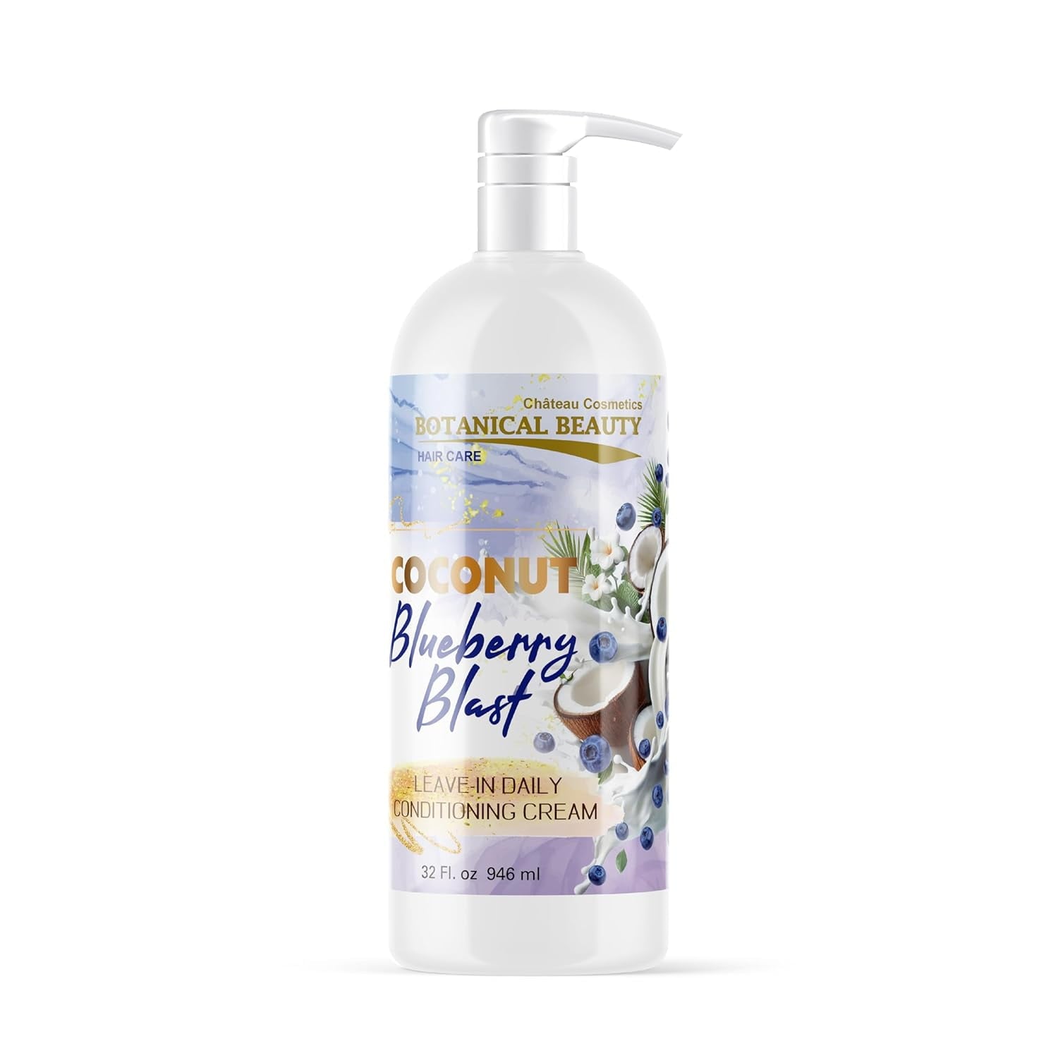 Botanical Beauty Cond Cream Leave-In Coconut Bluberry 32oz