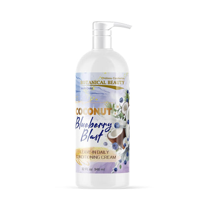 Botanical Beauty Cond Cream Leave-In Coconut Bluberry 32oz