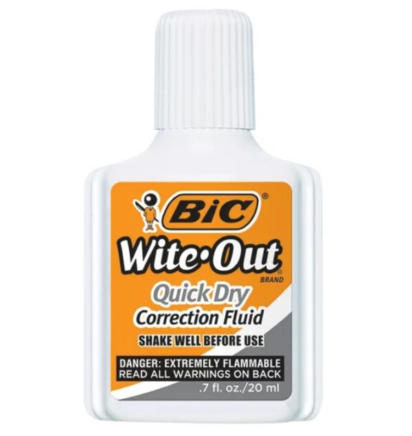 BiC Wite-Out Correction Fluid, 0.7 oz